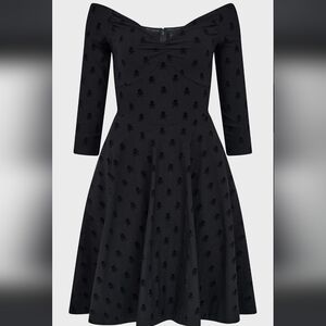 Black Skull Pattern Dress